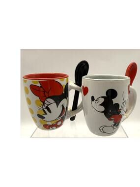 Disney Jerry Leigh Minnie & Mickie Espresso Cup Set